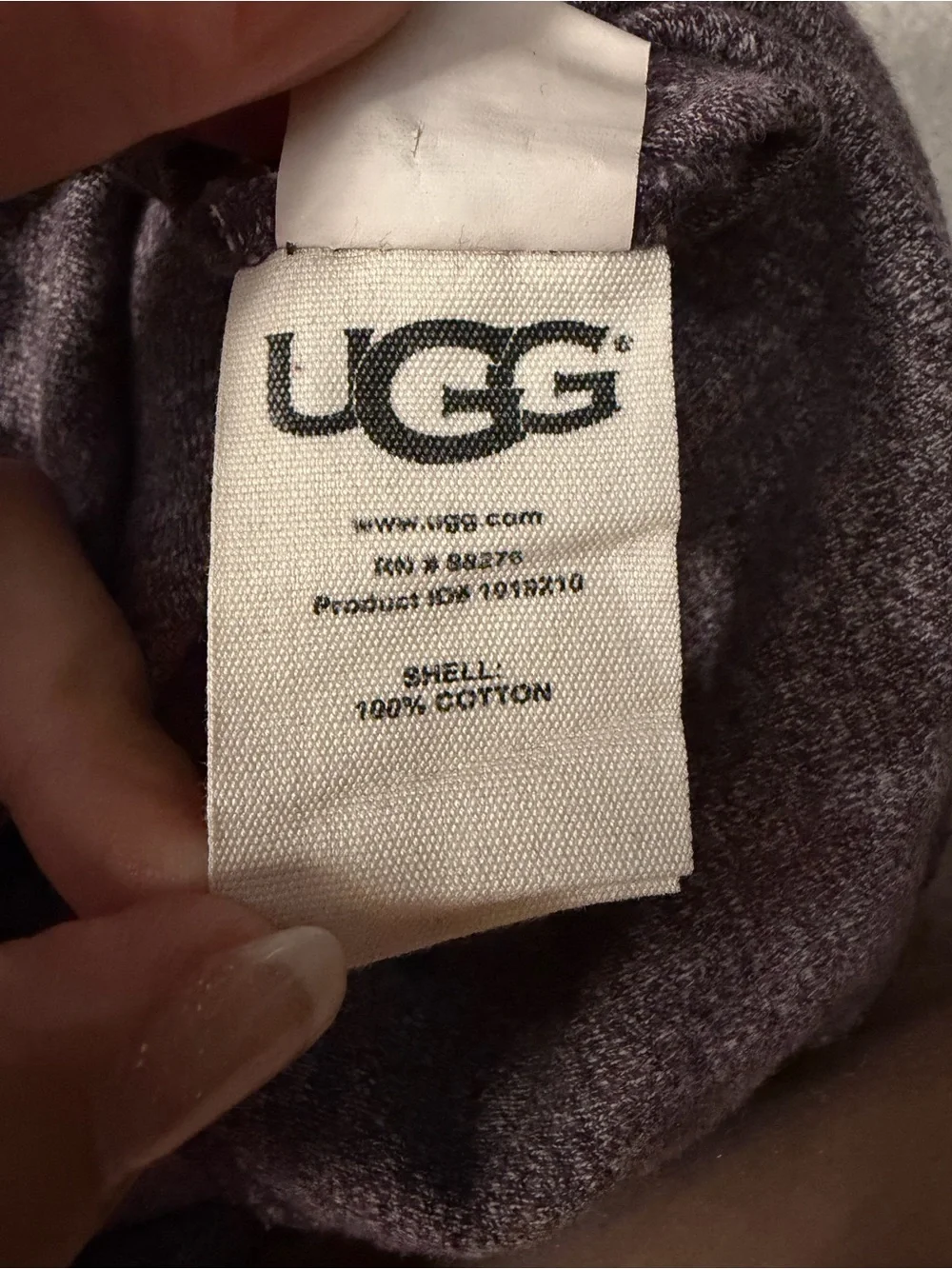 UGG Australia Clementine French Terry Joggers Heathered Plum Sweatpants 1019210